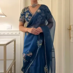 Designer Organza Sarees 