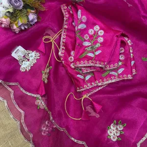 Designer Organza Sarees 