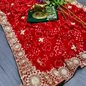Traditional Bandhani Sarees