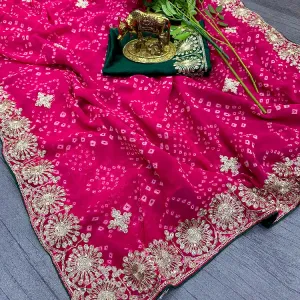 Traditional Bandhani Sarees 