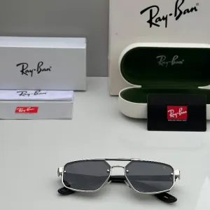 Rayban Silver Black Sunglasses 
