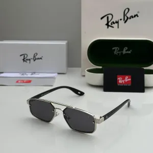 Rayban Silver Black Sunglasses 