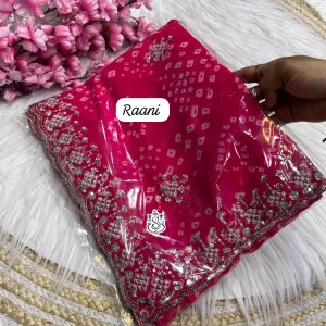 Georgette Bandhej Sarees 