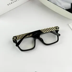 Versace Gold Black Sunglasses 