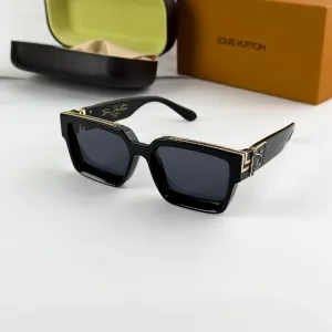 Louis Vuitton Gold Black Sunglasses 