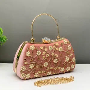 Zari Handwork Clutch Slings