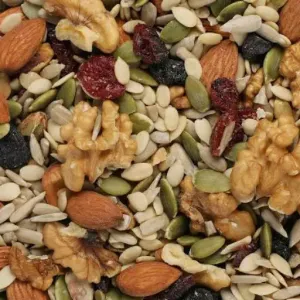Seeds mix and dehydrated Fruits