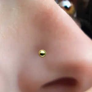 Ball Nose Pin Brass Metal