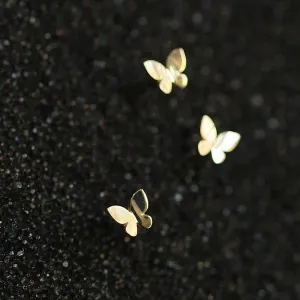 Gold Plated Butterfly Earrings