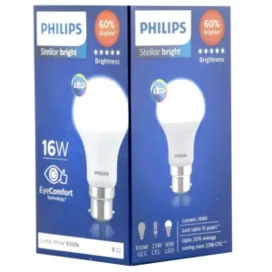 Philips B22 Stellar Bright White LED Bulb 16 W 