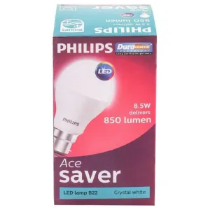 Philips B22 Ace Saver Cool Day Light LED Bulb 8.5 W 