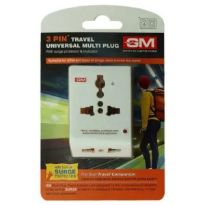 GM 3-Pin Multiplug Travel Adaptor 