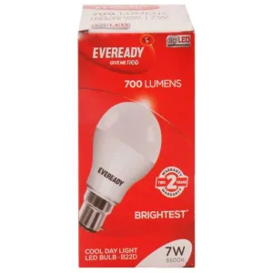 Eveready B22D Cool Day Light LED Bulb 7 W 