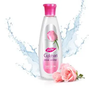 Dabur gulabari rose water 250ml(free cotton balls)