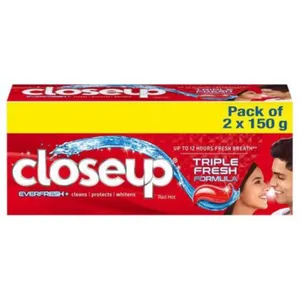 Closeup toothpaste (pack of 2 150g*2)
