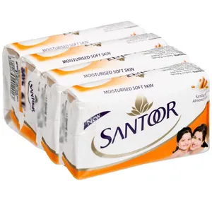 Santoor almond soft soap 50g (pack of 4)