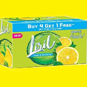 Liril soap 75g (Buy 4 Get 1 Free)