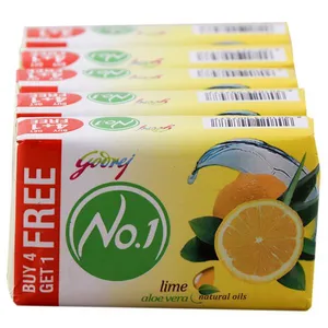 Godrej no.1 lime & aloevera soap 100g (Buy 4 Get 1 Free) 
