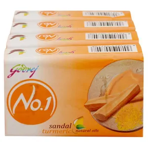 Godrej no.1  sandal & turmeric soap 100g (Buy 4 Get 1 Free)