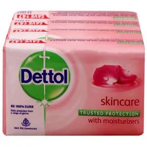 Dettol Skincare soap 125g (pack of 4)