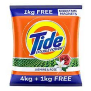 Tide plus Jasmine & rose detergent powder (1kg free) 4kg