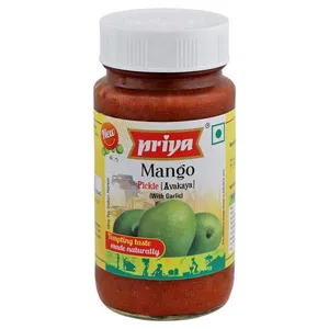 Priya mango pickle with garlic 300g