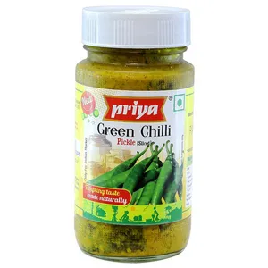 Priya green chilli (sliced)pickle 300g
