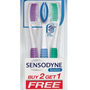 Sensodyne sensitive toothbrush (soft)(Buy 2 Get 1 Free) 