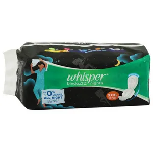 Whisper ultra nights sanitary napkin with wings (XXXL) 10 pads