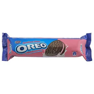 Oreo strawberry Creme biscuits 120g