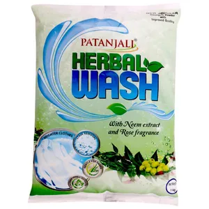 Patanjali herbal wash neem & rose detergent powder 1kg