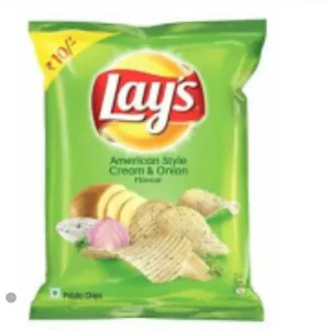 Lay's American style- cream & onion chips 
