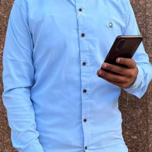 BRAND: UNITED COLOUR OF BENETTON*
🔥🔥🔥🔥🔥
*10A QUALITY LYCRA BAN COLLAR SHIRT*
*Party W