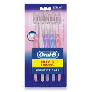 ORAL B SENSITIVE CARE EXTRA SOFT BUY 5 @ 99
