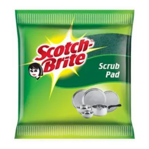 SCRUBBER BARTAN BRITE GREEN PAD 1*10(S)