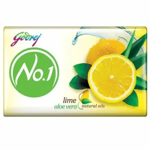 Godrej No.1 Lime & Aloe Vera Soap 100 g (Buy 4 Get 1 Free)