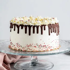 Colourful Black Forest Eggless Cake
