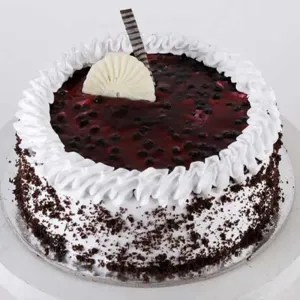 Eggless Blueberry Cake with Grated chocolate