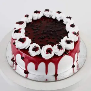 Eggless Blueberry Cake