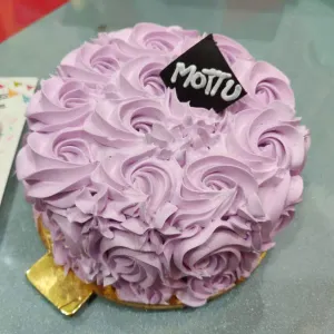 Blueberry Floral Cake