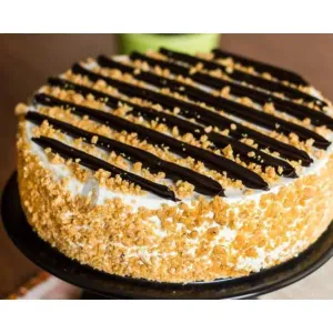 Eggless Butterscotch Cake 