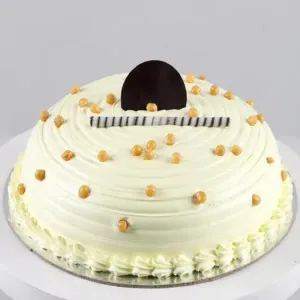 Eggless Butterscotch Cake