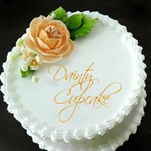 Eggless Pineapple Cake