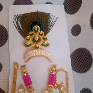 laddu gopal mukut set 