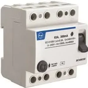 L&T 63 A Four Pole 30mA RCCB  - BC406303