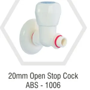 Morfi ABS 20mm Open Stop Cock