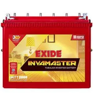 Exide Invamaster 200 AH Tall Tubular Battery (IMTT12000) 60 Months (36 +24) 
