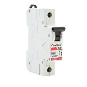 IndoAsian Careton 6A C Curve Single Pole MCB 