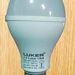 Luker 18 Watts Led Bulb Type B22