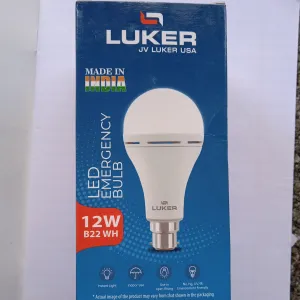 Luker 12 Watts Emergency  Led Bulb Type B22